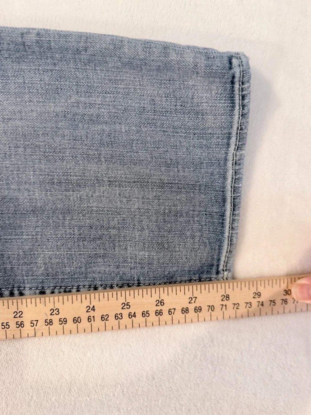 BKE Mason Straight Leg Jeans 32x30 Light Wash Stretch Denim